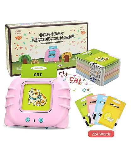Flash Cards, Talking Toys, Talking Flash Cards, Educational Toys for 2 3 4 Years Old Boy Girl, Talking Toy, Talking Flash Cards