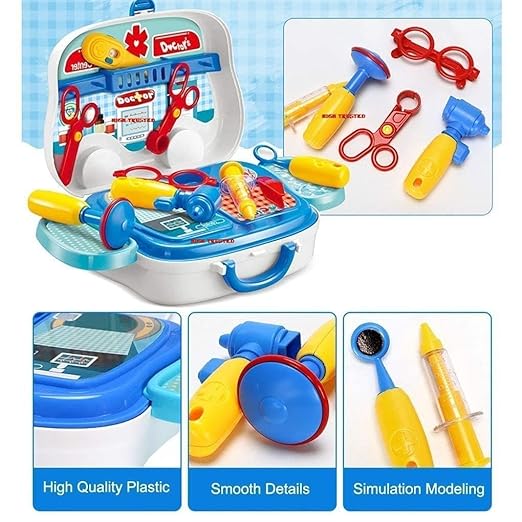 Doctor Kit Toy for Kids, Doctor Roleplay Medical Backpack Pretend Play Set,Simulation Props, Gift for Boys Girls 3-8 Years Old Kids Great Gift