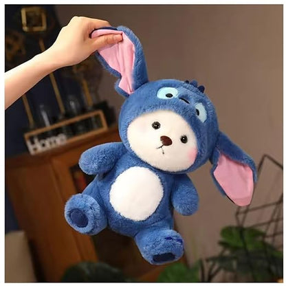 Baby Plushies - 50 cm Blue Lovable Huggable Soft Toy, Big Size Plush Teddy Bear, Elegant Soft Plush Toy for Babies, Great Birthday Gift for Girls