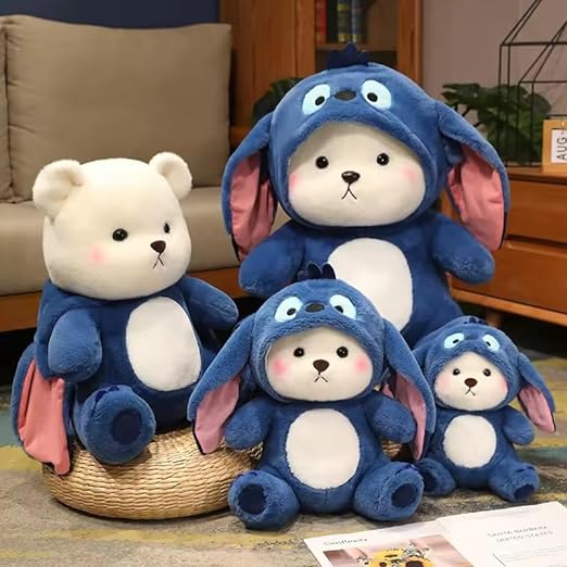 Baby Plushies - 50 cm Blue Lovable Huggable Soft Toy, Big Size Plush Teddy Bear, Elegant Soft Plush Toy for Babies, Great Birthday Gift for Girls